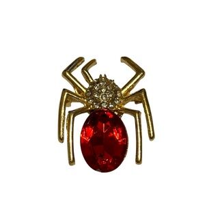 Red Spider Brooch